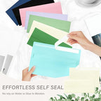 200 Pack #10 Ivory Envelopes Letter Size Self Seal Cream Business Envelopes - Image 5