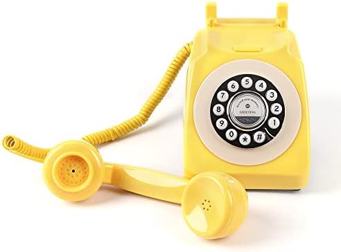 Audio Guest Book Phone with Neon Table Sign for Wedding Party Birthdays Rentals Confessions Special Occasions (Yellow) - Image 4