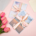 Pre-Folded Vellum Paper with Sealing Stickers, Translucent Envelopes for Wedding Invitations Cards Baby Shower Birthday - Image 3