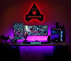 Custom Gamer Tag Neon Sign, Apex, Wood, 30cm, Art Deco - Image 2