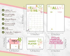 Spring Bunco Game - Cupcake Toppers Accessories - April Theme Flower Bunco - Image 3