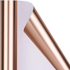 RUSPEPA Rose Gold Wrapping Paper - Solid Color Matte Metallic Pink Gold Jumbo Gift Wrap Paper Roll for Wedding, Anniversary, Birthday for Mother, Christmas, Shower, Mother's Day - 30 Inch x 100 Feet - Image 5
