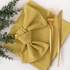 Cloth Napkins Fall Washable Reusable Linen Wedding Party Home Table Decor - Image 3