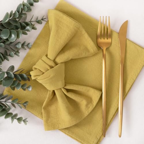 Cloth Napkins Fall Washable Reusable Linen Wedding Party Home Table Decor - Image 3