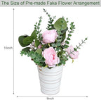 Wedding Pink Flower Table Centerpieces - 6 PCS, 10 Inches - Image 5