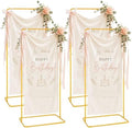Setof 4 Wedding Sign Stand,Adjustable Height Welcome Poster Easel Stand by Fullvaseer