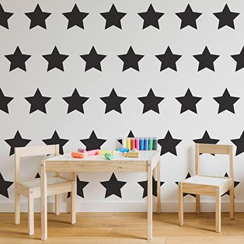 40x Star Stickers - Baby Shower Decor Set Vinyl Wall Twinkle Decal - Art Nursery Label, Star Decals, Star Decoration Sticker (6") by Decords