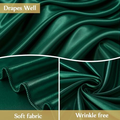 Big Hunter Green Bow Backdrop Party Decorations Green Bow Decor 48x24x120 Inches Giant Bow Birthday Party Backdrop for Wedding Baby Shower Bridal Shower Photography Coquette Room Decor - Image 4