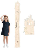 Personalized Growth Chart for Wall, Height Growth for Kids, Wooden Name Ruler for Nursery and Playroom, Baby Shower Gift (Castle) by Chgcuofce