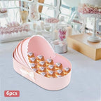 6 Pcs Flower Boxes, Cradle Baskets, Flower Arrangement Baskets, Cardboard Boxes for Wedding Celebrations, Shower Basket Gift Boxes, Cradle Gift Boxes (Pink) - Image 7