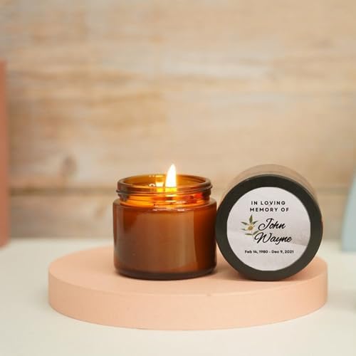 10 Pcs Custom Small Candles Personalized Mothers Day Gifts for Mom Friends Women, 1oz Natural Soy Wax Fragrance Scented Jar Candle for Home Bath Yoga, Customized Mothers Memorial Gifts Women - Image 4