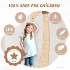 Personalized Name Kids Height Wall Chart - Coconut Tree Wood Height Chart - Image 3