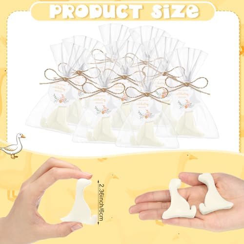 Demissle 40 Pcs Silly Goose Soap Party Favors for Guests Cute Goose Soaps - Image 2