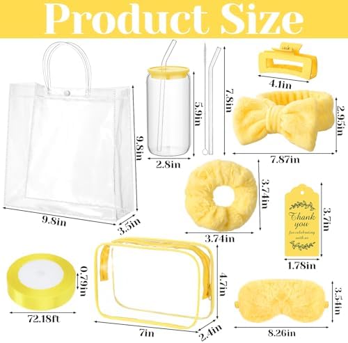 48 Pcs Baby Shower Game Prizes Gift Set for Guests, Yellow - Image 3