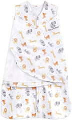 HALO 100% Cotton Sleepsack Swaddle, 3-Way Adjustable Wearable Blanket, TOG 1.5, Jungle Cotton, Small, 3-6 Months by HALO
