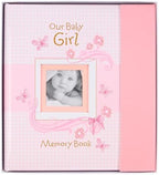 Christian Art Gifts Girl Baby Book of Memories Pink Keepsake Photo Album | Our Baby Girl Memory Book | Baby Book with Bible Verses, The First Year - Image 6