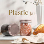 novelinks 8 oz Plastic Mason Jars and Clear Plastic Jars with Lids 8 oz - Image 5