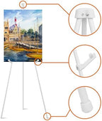 ARTASY 63" Easel Stand for Wedding Signs, White, 3 Packs with Carry Bags - Image 6