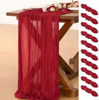 10 Pack Cheesecloth Table Runner Fall Boho Gauze Wedding Party Home Decor by Socomi