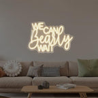 We Can Bearly Wait Neon Sign 23inch Baby Shower LED Light Sign for Home Room Decor Background Welcome Wall Decoration-Warm White - Image 2