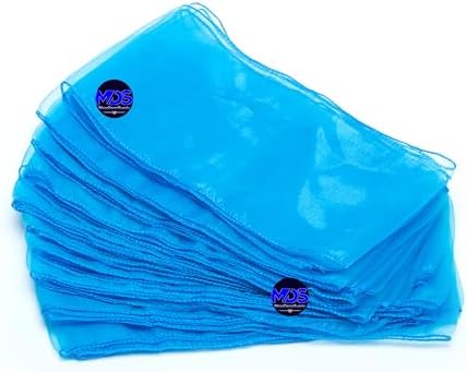 MDS Pack of 100 Organza Chair Sashes for Wedding & Event Décor – Blue - Image 5
