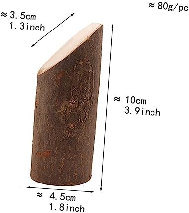 Rustic Decor Mini Wooden Stumps 10Pcs Number Printed Table - Image 2