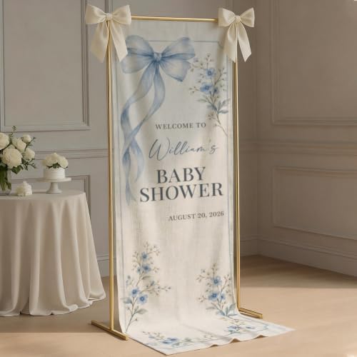 Custom Name Baby Shower Fabric Welcome Sign #1 - Image 4