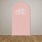 Arch Backdrop Cover Ice Cream Sprinkles Girls Birthday Party Decorations Arch Frame Fabric Cover Sweet ONE Candy Pink Baby Shower Baptism Parties (6x2.6ft Cover,Sweet one) - Image 2