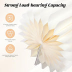 Cylinder Stands for Party, 5 PACK Paper Cylinder Pedestal Stand with Acrylic Disc, Foldable Round Columns and Pillars, White Cake Stands Flower Rack for Wedding Dessert Birthday Event Deco - Image 3
