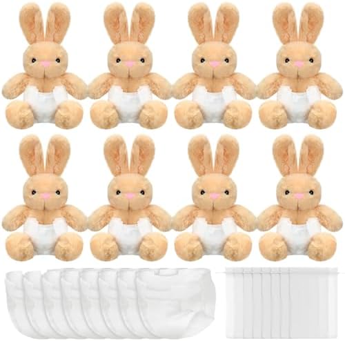 Seenelling Blindfold Diaper Baby Shower Game Kit, Rabbit, 8 Sets by QianRuu
