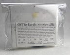 Of The Earth Handmade Paper - Wildflower Seed Paper Folding Escort Card - Place Card/Name/Gift - 3.5" x 4" - Set of 24 (37s Pink & Safflower) - Image 5