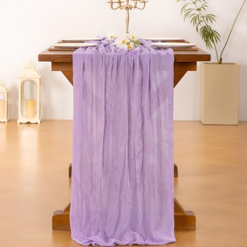Cheesecloth Table Runner Fall Boho Wedding Birthday Party Home Decor - Image 3