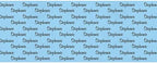 MyPupSocks Custom Wrapping Paper Design for Christmas Initials Name Text Light Blue Birthday Wrapping Paper Set for Girls Boys Kids 3 Rolls 58x23 inch - Image 2