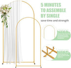 2 Pack Arch Backdrop Stand and Cover Set (7.2FT/6FT), Balloon Arch Stand - Image 3