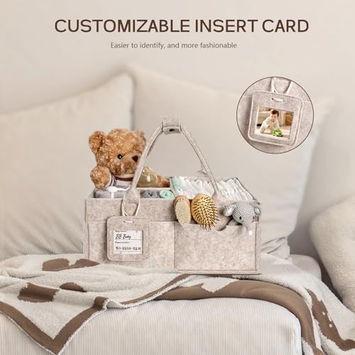 GEMII 2PCS Diaper Caddy Organizer, Large Baby Caddy Organizer with Handle - Image 6