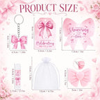 288 Pcs Baby Shower Favors Set for Guests,Pink,Bow - Image 2