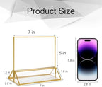 NIUBEE 5x7 Acrylic Sign Holder, Picture Frame, Wedding Table Numbers, 6pack - Image 2