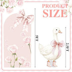 Novabright 2 Pcs One Silly Goose Party Decoration Pink Bow 5ft/2.5ft - Image 6
