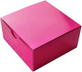100 4 x 4 x 2" Fuchsia Cake Wedding Favors Boxes with Tuck Top for Wedding Party Birthday Candy Gifts Decorations by BalsaCircle
