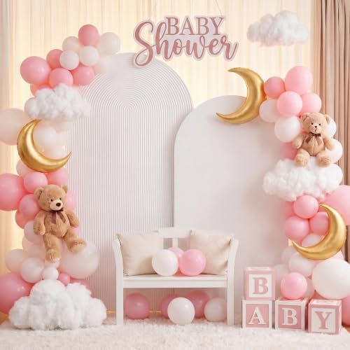 2 Set Wedding Arch Cover White Ripple & Solid Color Stretchy Backdrop Cover - Image 4