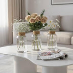 24Pcs Mason Jars for Centerpiece Glass Flower Bud Vase Transparent Vases - Image 4