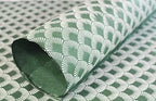 Kathmandu Valley Co. Handmade Lokta Decorative Wrapping Paper, Green Fan by KathmanduValleyCo