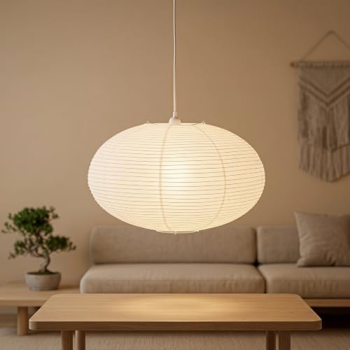 YARNOW 2pcs Party Paper Lanterns, 15.7x9.8 Inches Large Japanese Hanging Lantern for Wedding, Christmas, Baby Shower Dining Room, Indoor Event Decoration - Image 4