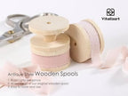 Vitalizart Cotton Ribbon 5/8" x 63 Yds Handmade Frayed Fringe Assorted Bulk - Image 5