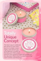 Majestic Zen Baby Shower Candle Favors Gift Set | 9-Pack Neutral Scented Soy Wax Candles with Baby Powder Scent |Long Lasting 40 Hour Burn | Unique Gender Reveal Party Favors & Baby Shower Decorations - Image 5