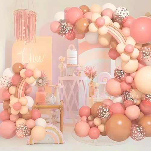 Bazen Half Balloon Arch Stand 7.5FT&6.2FT Wedding Arch Stand with Base Gold - Image 3