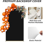Neatsure Arch Backdrop Stand and Cover Set, 7.2FT Metal Photo Balloon Arch Backdrop Stand for Wedding Birthday Party Baby Shower Ceremony Graduation Decoration, Black - Image 3