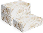 Luxury Keepsake Gift Box 3-Pack Gold Floral 13.5" x 9" x 4.3" by Sorarto