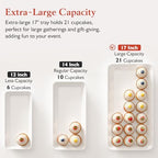 Bumusty 3-Pack Large Melamine Serving Trays Set, 17 x 8.6 in, White - Image 3