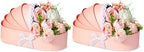 Sabary Baby Shower Box Flower Cradle Floral Basket Pink Crib Flower Arrangement Basket Paper Cardboard Box for Gender Reveal Baby Shower Favors Wedding Celebrations (Pack of 2) by Sabary